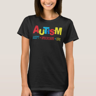 Autisme Maand Accepteren Begrijpen Liefdespuzzel V T-shirt
