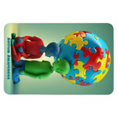 Autisme - Maat: 4" x 6" magneet (Horizontaal)
