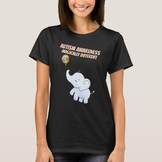 Autisme Magisch Anders Grappig Snerend Sarcastisch T-shirt (Voorkant)