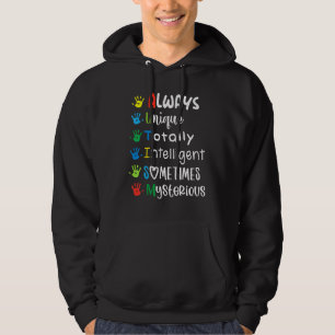 Autisme mam Autism Awareness Autistic Boys Girls Hoodie