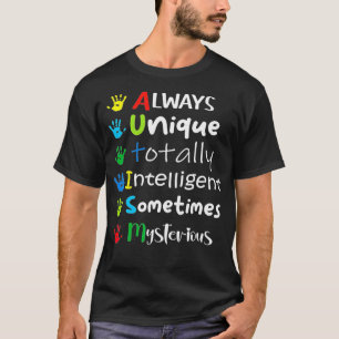 Autisme mam Autism Awareness Autistic Boys Girls m T-shirt