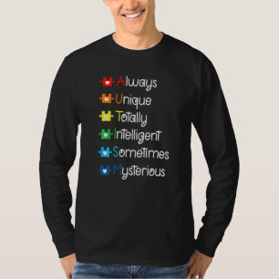 Autisme mam Autism Awareness Autistic Boys Girls T-shirt