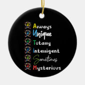 Autisme Mam Autism Awareness Keramisch Ornament (Voorkant)