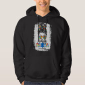 Autisme Mam Autism Awareness Month Mama Autist Hoodie (Voorkant)