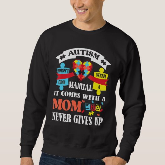 Autisme Mam Autism Awareness Trui (Voorkant)