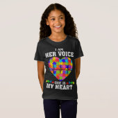 Autisme mam Autistic Daughter Teacher Autism Aware T-shirt (Voorkant volledig)