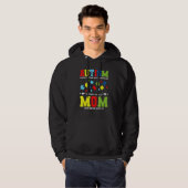 Autisme Mam Awareness for Autistic Kinder Awarenes Hoodie (Voorkant volledig)