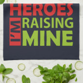 Autisme mam die mijn hier Inspirerend opvoedt Theedoek (Gevouwen)