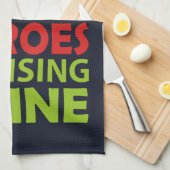 Autisme mam die mijn hier Inspirerend opvoedt Theedoek (Quarter Fold)