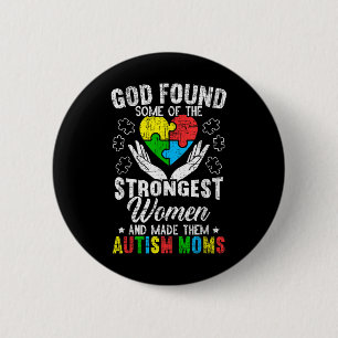 Autisme mam en bewustzijn Autisme Spectrum stoorni Ronde Button 5,7 Cm