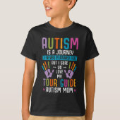 Autisme Mam Familie Lid ondersteunt Autistische Ki T-shirt (Voorkant)