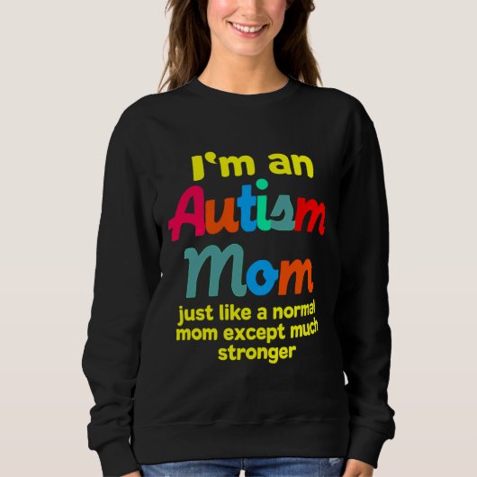 Autisme mam God Autistic Awareness Family Matching Trui (Voorkant)