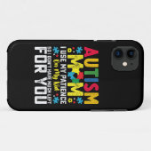 Autisme Mam Ik gebruik mijn geduld op mijn Kind be Case-Mate iPhone Case (Achterkant (horizontaal))