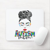 autisme mam - kindermessy - bun - bewustzijn april muismat (Met muis)