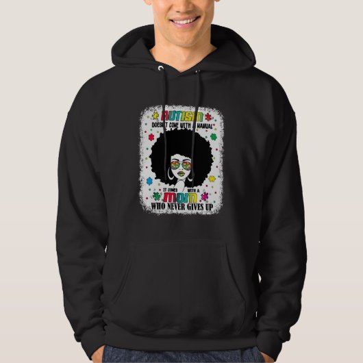 Autisme Mam komt met een handboek Autisme Awarene Hoodie (Voorkant)