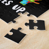 Autisme mam komt niet met een handboek vrouwensaut legpuzzel (Zijkant)