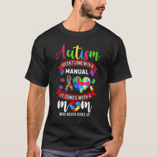 Autisme mam kostuum vrouwen autisme bewustzijn mam t-shirt