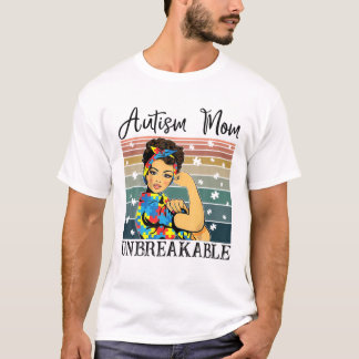Autisme Mam Onbreekbaar Autisme Bewustheid Gifts M T-shirt