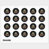 Autisme Mam Onbreekbaar Autisme Bewustmam Moeder Ronde Sticker (Vel)