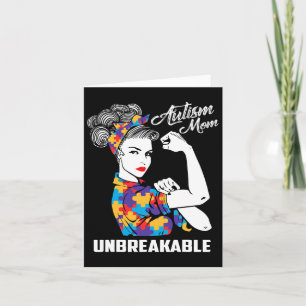 Autisme Mam Onbreekbare Autisme Awareness Gift Kaart