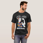 Autisme Mam Onbreekbare Autisme Awareness Gift T-shirt (Voorkant volledig)