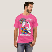 Autisme Mam Onbreekbare Autisme Awareness Gift T-shirt (Voorkant volledig)