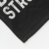 Autisme mam onverwoestbaar Autisme Awareness Black Fleece Deken (Hoek)