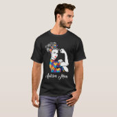Autisme mam Shirt Mama Autism Awareness Gift (Voorkant volledig)