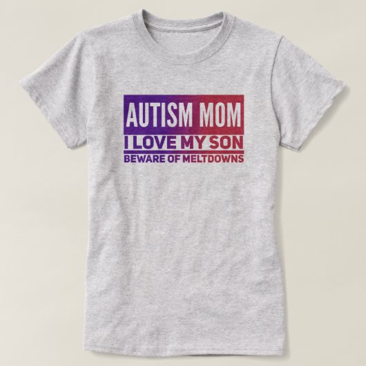 Autisme Mam - Vrouwen Basic T-Shirt (Design voorkant)