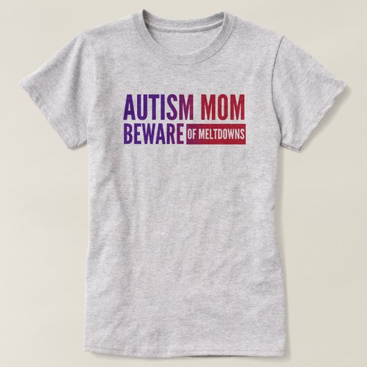 Autisme Mam - Vrouwen Basic T-Shirt (Design voorkant)