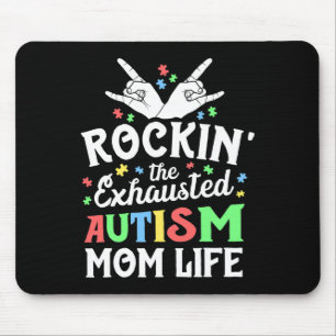 Autisme Mama Cadeau Rockin 'De Vermoeide Autisme M Muismat