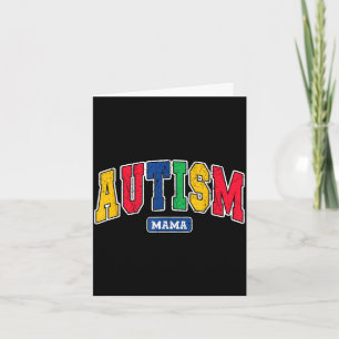 Autisme mama geweldige moeder bewustwording moeder kaart