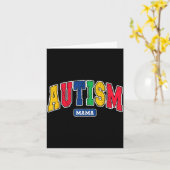 Autisme mama geweldige moeder bewustwording moeder kaart (Gele Bloem)