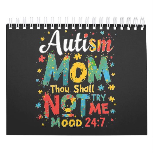 Autisme mama Gou zal me niet uitproberen Kalender (Hoes)