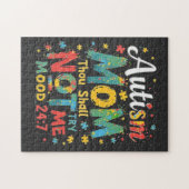 Autisme mama Gou zal me niet uitproberen Legpuzzel (Horizontaal)