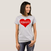 Autisme mama hart t-shirt (Voorkant volledig)