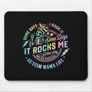 Autisme Mama leven Sommige dagen ik rock het sommi Muismat