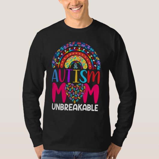Autisme mama onbreekbaar 1 t-shirt (Voorkant)
