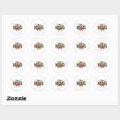 Autisme Mama - Puzzel Stuk Mama Ondersteuning Ronde Sticker (Vel)