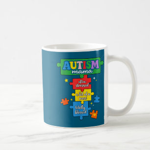 Autisme mama puzzelstuk autisme moeder bewustzijn koffiemok