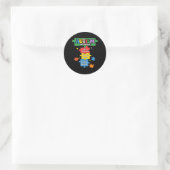 Autisme Mama Puzzelstuk Autisme Moeder Bewustzijn Ronde Sticker (Tas)