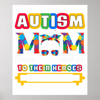 autisme mama sommige mensen kijken op naar hun hel poster
