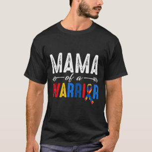 Autisme-Mama van een krijger Autisme Bewustzijn Gi T-shirt