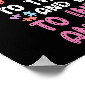 Autisme mama zuster Grandma I Love Iemand with a Poster (Hoek)