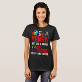 Autisme Mamaw als een normale Mamaw met uitzonderi T-shirt (Voorkant volledig)