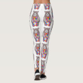 autisme mamma beer leggings (Achterkant)