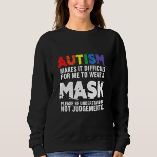 Autisme Mask Tolerance Autistic Awareness Ribbon P Trui