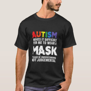 Autisme Masker Tolerantie Autistische Bewustzijnsl T-shirt