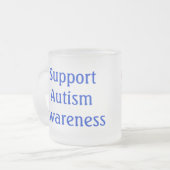 Autisme Matglas Koffiemok (Voorkant links)