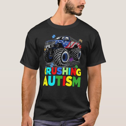 Autisme Mega Truck 2 T-shirt (Voorkant)